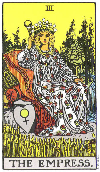 The Empress tarot card (Rider-Waite-Smith)