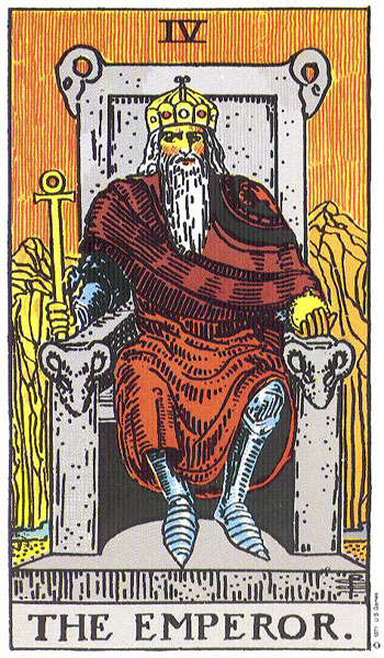 The Emperor tarot card (Rider-Waite-Smith)
