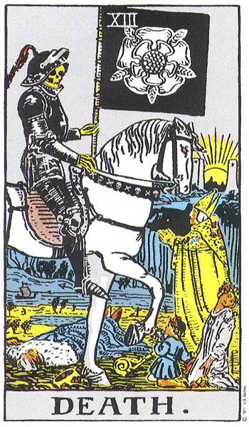 Death tarot card (Rider-Waite-Smith)