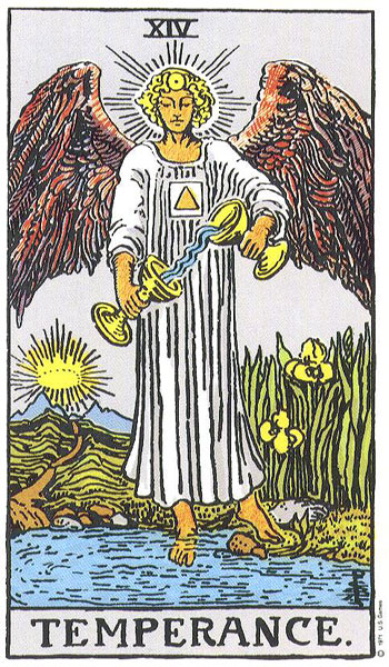 Temperance tarot card (Rider-Waite-Smith)