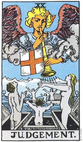 Judgement tarot card (Rider-Waite-Smith)